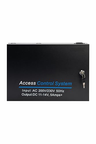 Metal Power Supply Box (can Connect Battery) Input AC 110V-240V Output DC12V 5A for Access Control Panel